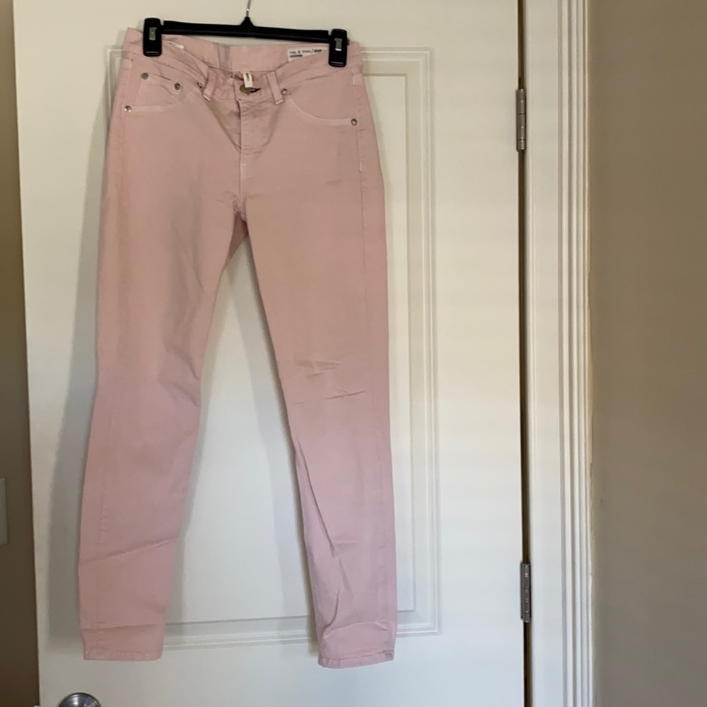 Rag & Bone pink jeans